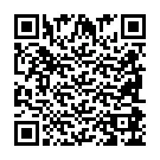 Codice QR per il numero di telefono +2698086203