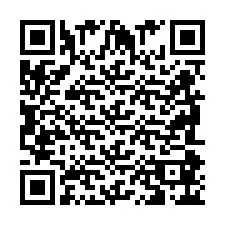 QR-code voor telefoonnummer +2698086204