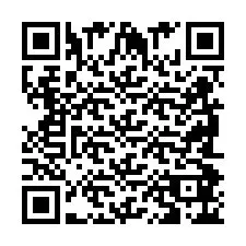 Codice QR per il numero di telefono +2698086228