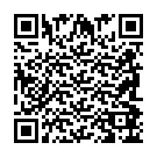 QR код за телефонен номер +2698086231