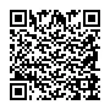 Codice QR per il numero di telefono +2698086249