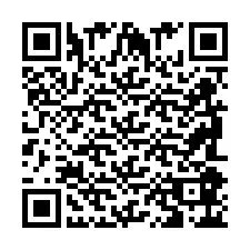 Codice QR per il numero di telefono +2698086291