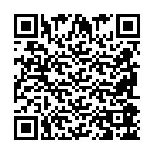 QR Code สำหรับหมายเลขโทรศัพท์ +2698086297