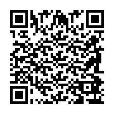 QR-koodi puhelinnumerolle +2698086321