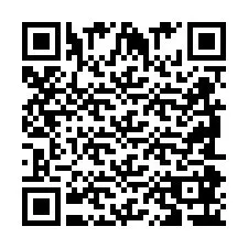 Codice QR per il numero di telefono +2698086348
