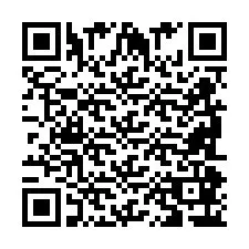 QR код за телефонен номер +2698086357