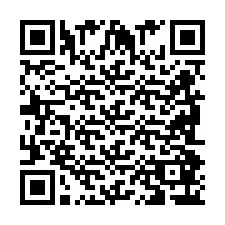 QR код за телефонен номер +2698086366