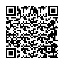 QR код за телефонен номер +2698086392