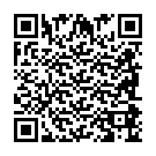 Codice QR per il numero di telefono +2698086402