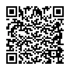 Código QR para número de teléfono +2698086418