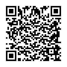 Codice QR per il numero di telefono +2698086549