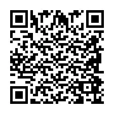 QR код за телефонен номер +2698086566