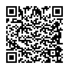 Codice QR per il numero di telefono +2698086596
