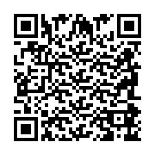 Codice QR per il numero di telefono +2698086600