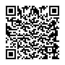 Codice QR per il numero di telefono +2698086618
