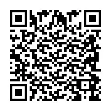 Código QR para número de telefone +2698086622