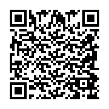 Codice QR per il numero di telefono +2698086628