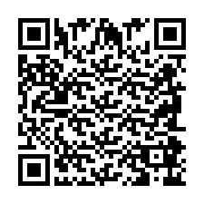 QR-code voor telefoonnummer +2698086648