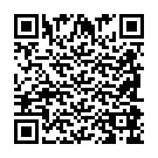 QR-code voor telefoonnummer +2698086649