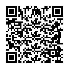 Codice QR per il numero di telefono +2698086658
