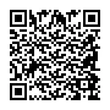 Codice QR per il numero di telefono +2698086667