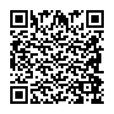 Código QR para número de telefone +2698086672