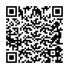 Codice QR per il numero di telefono +2698086689