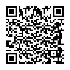 QR-koodi puhelinnumerolle +2698086714