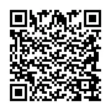 Código QR para número de telefone +2698086730