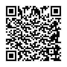 QR-koodi puhelinnumerolle +2698086747