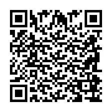 Código QR para número de telefone +2698086755