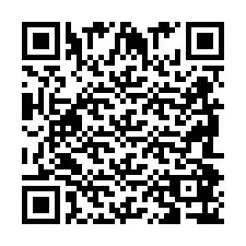 Codice QR per il numero di telefono +2698086760