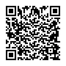 QR-koodi puhelinnumerolle +2698086767