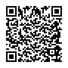 QR-koodi puhelinnumerolle +2698086788