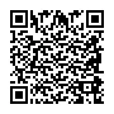 QR код за телефонен номер +2698086806