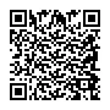 Kod QR dla numeru telefonu +2698086834