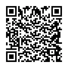 QR-koodi puhelinnumerolle +2698086839