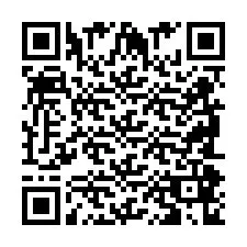 QR код за телефонен номер +2698086858