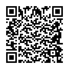 QR-koodi puhelinnumerolle +2698086867