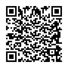 Código QR para número de teléfono +2698086902