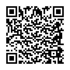 Código QR para número de teléfono +2698086906