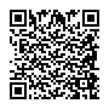 Codice QR per il numero di telefono +2698086956