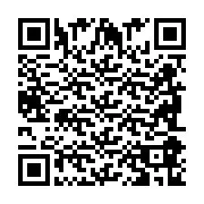 Código QR para número de telefone +2698086982