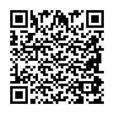 QR-koodi puhelinnumerolle +2698087017