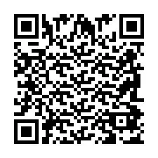 Kode QR untuk nomor Telepon +2698087021