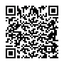 QR-Code für Telefonnummer +2698087027