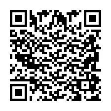 QR-koodi puhelinnumerolle +2698087055