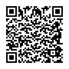 Código QR para número de telefone +2698087092