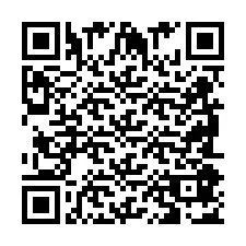 QR-code voor telefoonnummer +2698087098