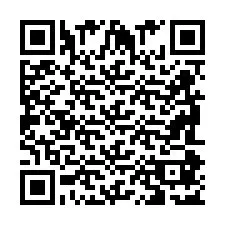 Codice QR per il numero di telefono +2698087105